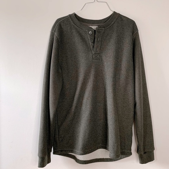 BC Clothing Green Henley - Picture 2 of 9